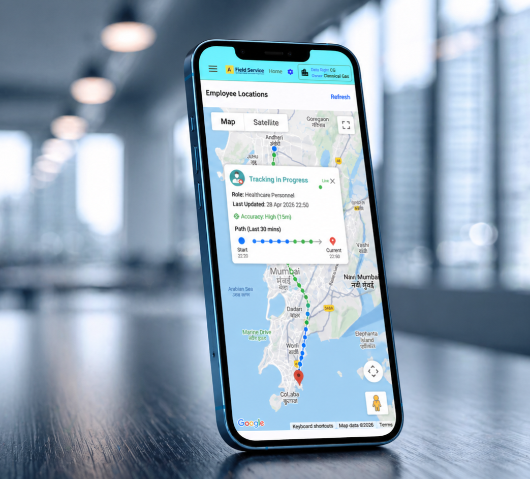 Live tracking dashboard